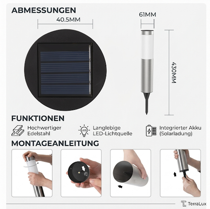 Solar-Landschaftsrasenlampe