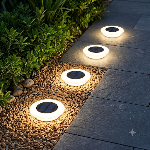 Solar-Bodenlampe für den Außenbereich